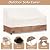 Krismile Outdoor Couch Cover for Patio Furniture - Heavy Duty Waterpoof All-Weather 3-Seater Patio Sofa Cover, 85"x38"x35" (Beige)