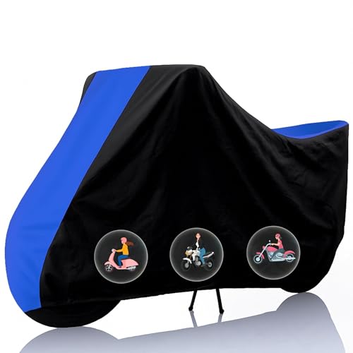 Smart Waterproof Bike Cover for Motorcycles – Universal Fit for R...