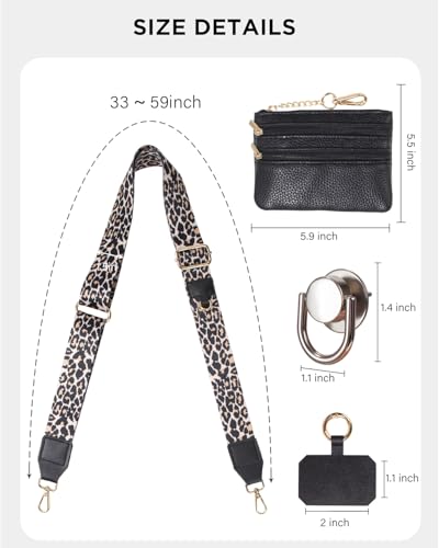 Image of 3 in 1 Strap for Bogg Bag& Clip and Go Strap for Phone with Wallet Crossbody Phone Lanyard Cellphone Lanyard for Women