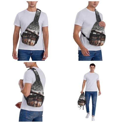 Bolso cruzado Brooklyn Bridge para hombre y mujer miniatura 7