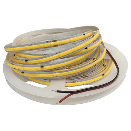 Tira LED Flexible COB 110V 296 LEDs 10M Blanco Cálido miniatura 1