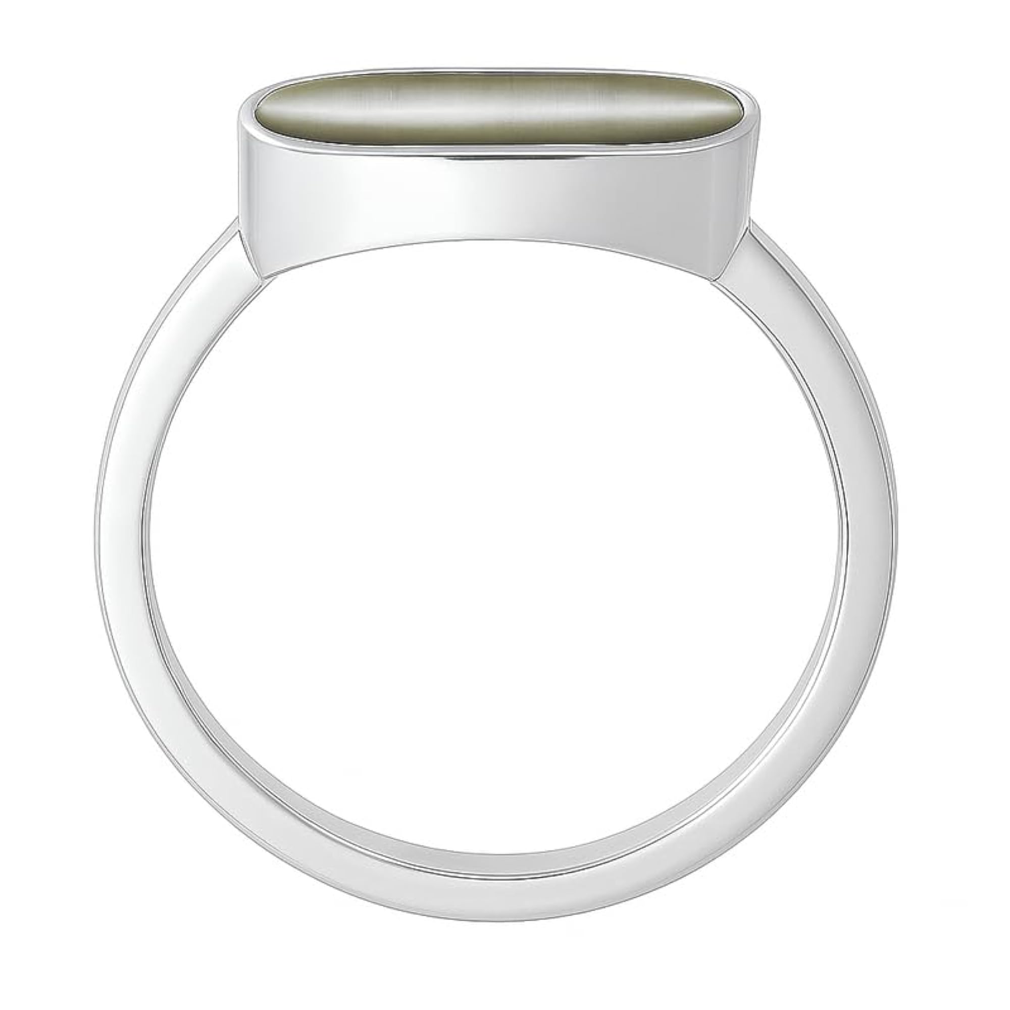Women's 15.25 Ratti Cat's Eye Handcrafted Panchdhatu Adjustable Ring