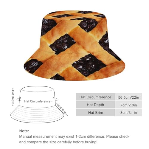 Image of Food Golden Corn Bucket Hats Unisex Washed Cotton Lightweight Outdoor Summer Beach Sun Hats Men Women Bucket Hat for Travel