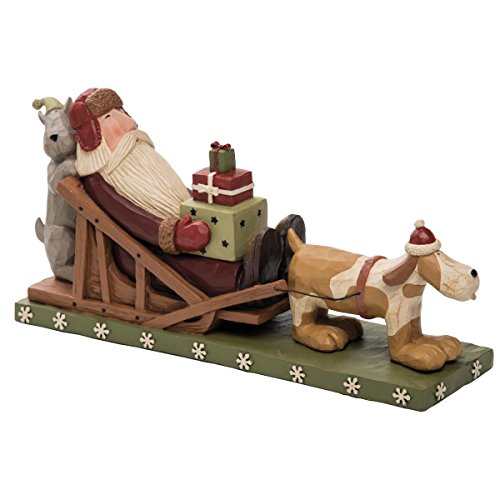 Foreside FFGH04744 Williraye Studios Dog Sled Delivery Home Décor