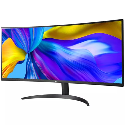 Image of LG 34 Inch Curved UltraWide Monitor, IPS Display, QHD(3440x1440), Dynamic Action Sync, HDR10, sRGB 99%, OnScreen Control, Dual Controller, Multitasking and Content Creation, DisplayPort & HDMI, Tilt