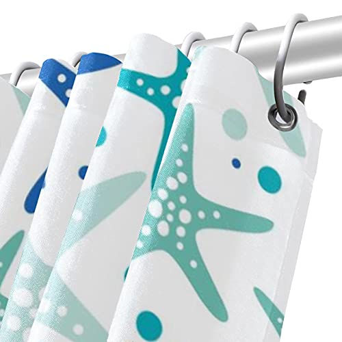 Rideau de douche 152 x 183 cm lavable avec 12 crochets inclus - 6