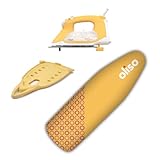 Oliso TG1600 Pro Plus 1800 Watt SmartIron with Auto Lift & Oliso Solemate Silicon Iron Soleplate Protector & Ironing Board Cover, Yellow