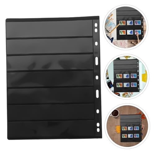 EXCEART 10 Blätter Selbstgemachtes Fotoalbum Münzsammlung Für Sammler Beilage Zur Briefmarkensammlung Briefmarkensammlerseiten Für Immer Stempelseiten Plastik Briefmarkenalbum Bücher