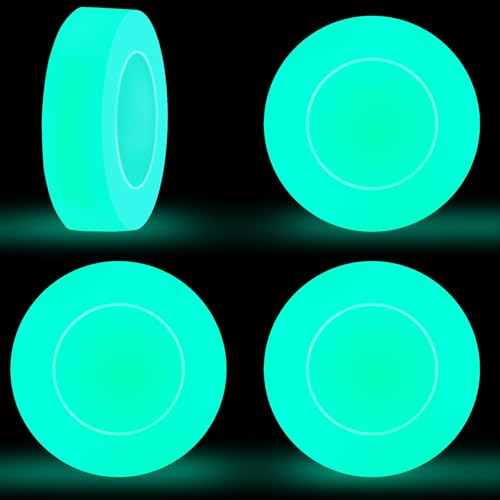Zealor 4 Pack Glow in The Dark Hockey Puck 2.8 Inch Sport Ice Hockey Pucks
