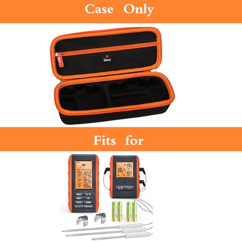 Mchoi Hard Portable Case Fits for ThermoPro TP20 / TP08B Wireless Remote Digital Cooking Food Meat Thermometer & Work Sharp WSBCHBSS Benchstone Knife Sharpener by Mchoi - Image 7