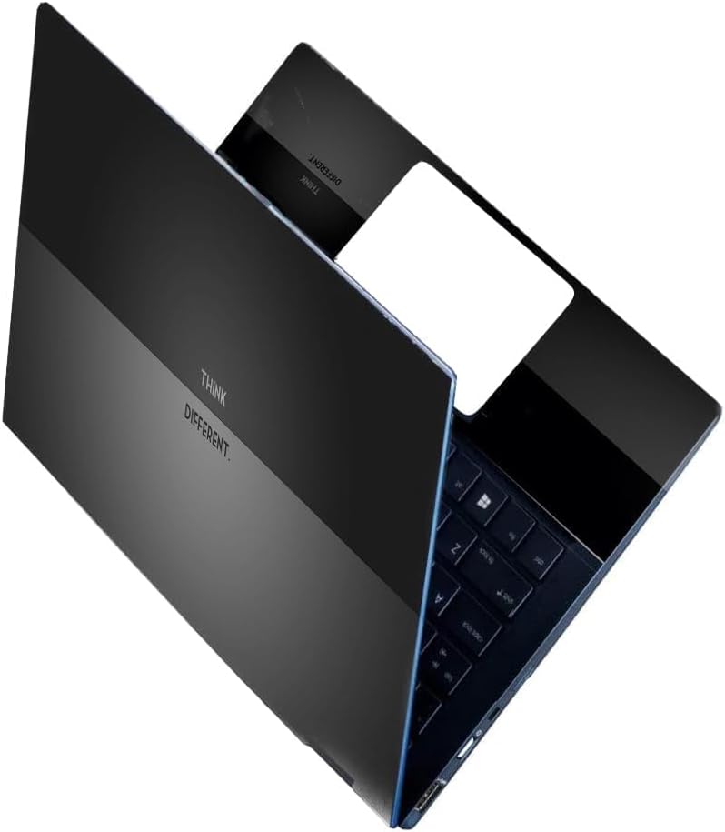 ANCIARY Full Laptop Skin Stickers HD Quality Sticker for Laptops Upto 15.6" (Dustproof|Waterproof|Scratchproof|Reusable) - Think DIF FL RON3