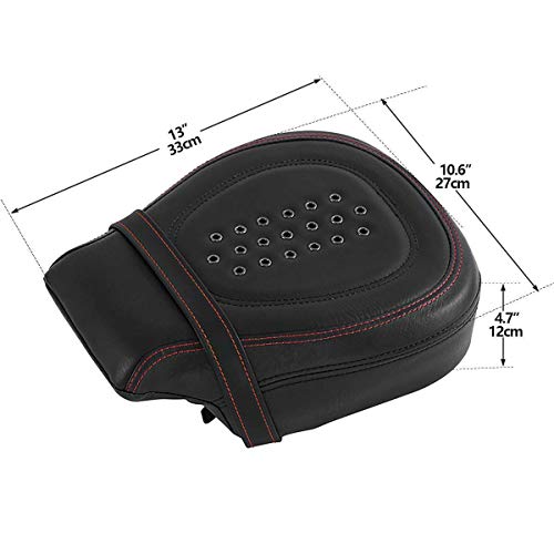Two-up Front Rear Driver Passenger Seat Detachable Motorcycle Driver & Passenger Motorcycle Seat Fit for Harley Touring Road King Special FLHRXS 2009-2022 - Thumbnail 5