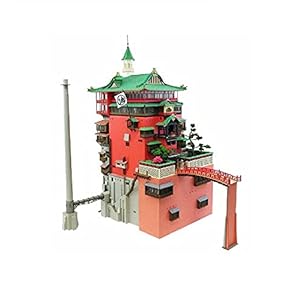 さんけい みにちゅあーとキット スタジオジブリシリーズ 千と千尋の神隠し 油屋 1/150スケール ペーパークラフト MK07-10