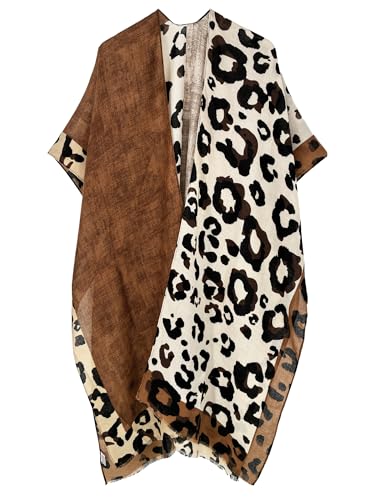 Image of Spicy Sandia Kimonos for Women Floral Beach Cover Up Loose Swimsuit Bathing Suit Coverup Cardigan for Summer Swimwear