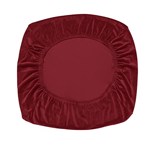 Jonuiony 2023 New Wear-Resistant Universal Sofa Cover, Stretch Velvet Separate Couch Cushion Slipcovers, L Shape Sofa Chaise Covers For Both Left/Right Sectional Couch (Wine Red,Single Seat) #TOP5