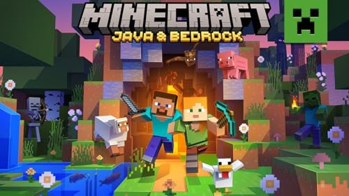 Image of Minecraft Java Bedrock Edition Lifetime Licenced Pc Game Hypixel Online Multiplayer.