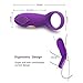 Juguetes de Anillo Masculino Relajación con Masajeador Remoto, Recargable por USB, Múltiple...