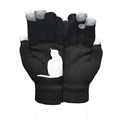 Pekskärm handskar damer vinterhandskar varma vantar stickade handskar sport fleecefoder jul handskar för kvinnor flickor vinterhandskar pekskärm handskar, svart, En storlek