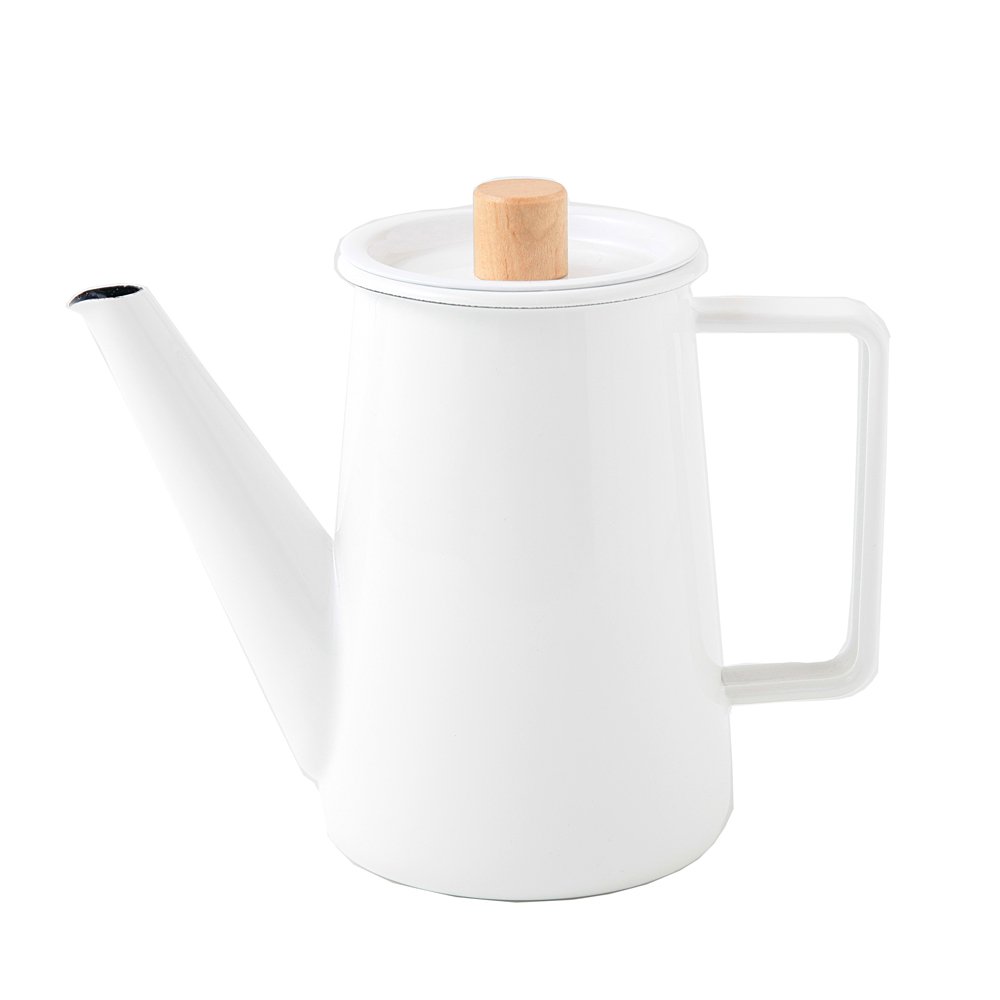 未使用 Kaico カイコ ケトル ホーロー　コーヒーポット 日本製 ホワイト Amazon｜Kaico(カイコ) コーヒーポット1.1L K-007｜ドリップポット