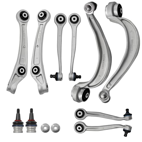Safety Recall 42L1 / Rear Axle Trailing Arm Lock Nut - 2020-2021 Audi 5 Raodelupe Front Lower Upper Control Arm Suspension Kit Compatible with Audi A4 A5 S5 A6 A7 Q5 RS5 RS7 S4 S6 SQ5 2008-2018, For Porsche Macan 2015-2023 Replace 8K0407505A 8K0407506A 8K0407509A