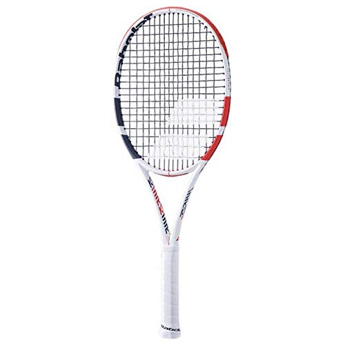 Babolat Mini Racket Pure Strike Raqueta, Adultos Unisex, Blanc Rouge Noir (Blanco), Talla Única