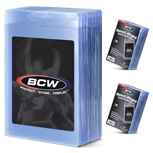BCW Semi Rigid Card Holders #1 (100 Pack)