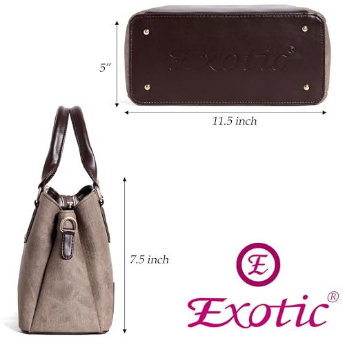 Image of EXOTIC Three section Denim Design, Multipurpose handbag with Shoulder Strap