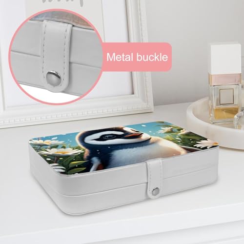 Boîte à bijoux de voyage anti-emmêlement à compartiments - 7