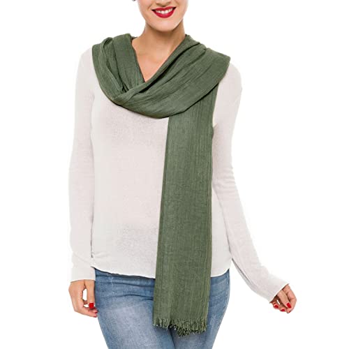 MIMOSITO Scarfs for Women Fashion Lightweight Solid Colors Wrap Shawl for Fall Winter