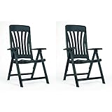 MEDIDAS ADAPTADAS A TU COMODIDAD: Sillón de jardín con unas dimensiones de 58,50x68x108 cm. y un peso de 4,30 kg.