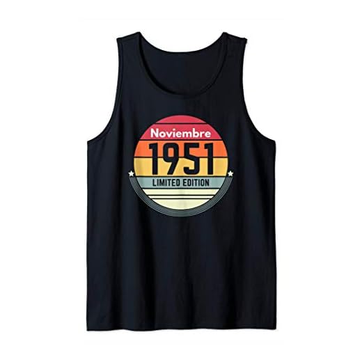 70 Años Cumpleaños Regalo Nacido En Noviembre 1951 Mujer Camiseta sin Mangas