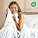 Bare Home Fleece Blanket - Full/Queen - Ultra-Soft Lightweight for Bed, Sofa, and Couch - Luxury Microplush - Cozy Warm Blanket (Full/Queen, White)
