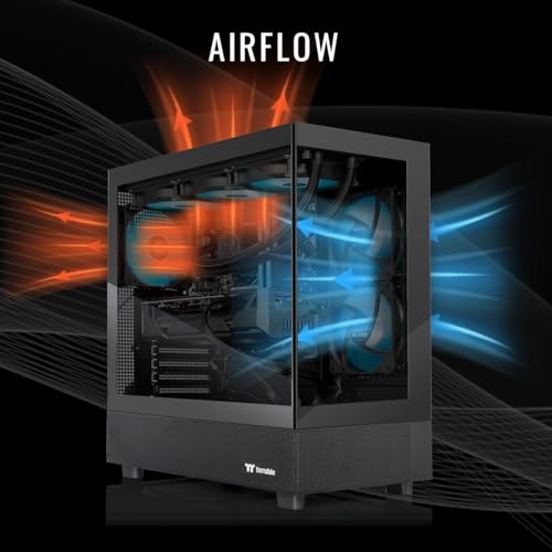Thermaltake LCGS View 9897X-270 Gaming Desktop (AMD Ryzen™ 7 9800X3D, 32GB 6400MT/s DDR5 RGB Memory, AMD Radeon™ RX 9070 XT, 2TB NVMe M.2, WiFi, Windows 11) V27B-B850-97X-LCS - Image 4