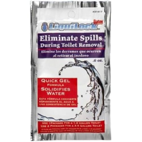 Oatey 31417 0.6 oz Liquilock Gel for Toilet Removal