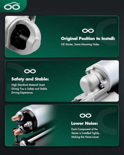 Image of SCITOO Starters SDR0086 6485N fit for Express 1500 for Savana 1500 for Savana 2500 for Express 2500 for Silverado 1500 for Sierra 1500 for Sonoma 1999-2004 for C1500 for K1500 for P30 1994-1999