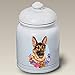 German Shepherd - Best of Breed Ceramic Doggie Treat Jar