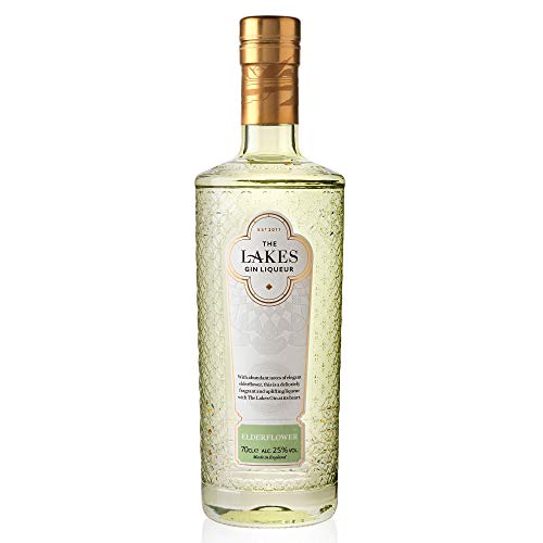 The Lakes Elderflower Gin Liqueur (25% ABV, 70cl)