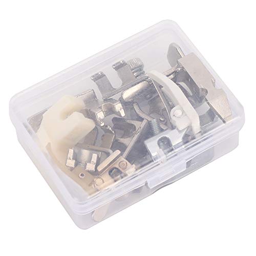 Pie para dobladillo enrollado y puntada no adhesiva para máquina de coser vintage miniatura 7