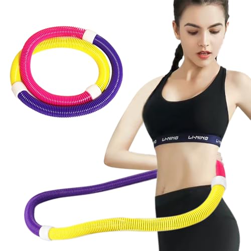 フラフープダイエット用 1.5キロ ベリー フィットネス PVC ソフトスプリング 折りたたみ式h省スペースh低ノイズ フラ サークル 有酸素運動・脂肪燃焼・筋トレ 室内 収納簡単 男女兼用