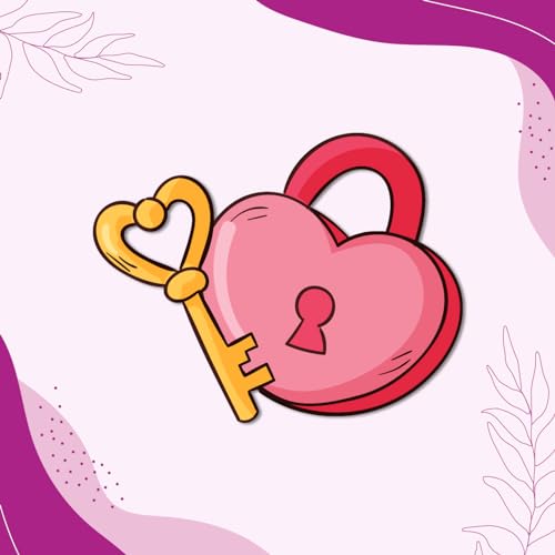 Image of Bhai Please Lock and Key Couple Theme Wooden Fridge Magnet - Couple Gift