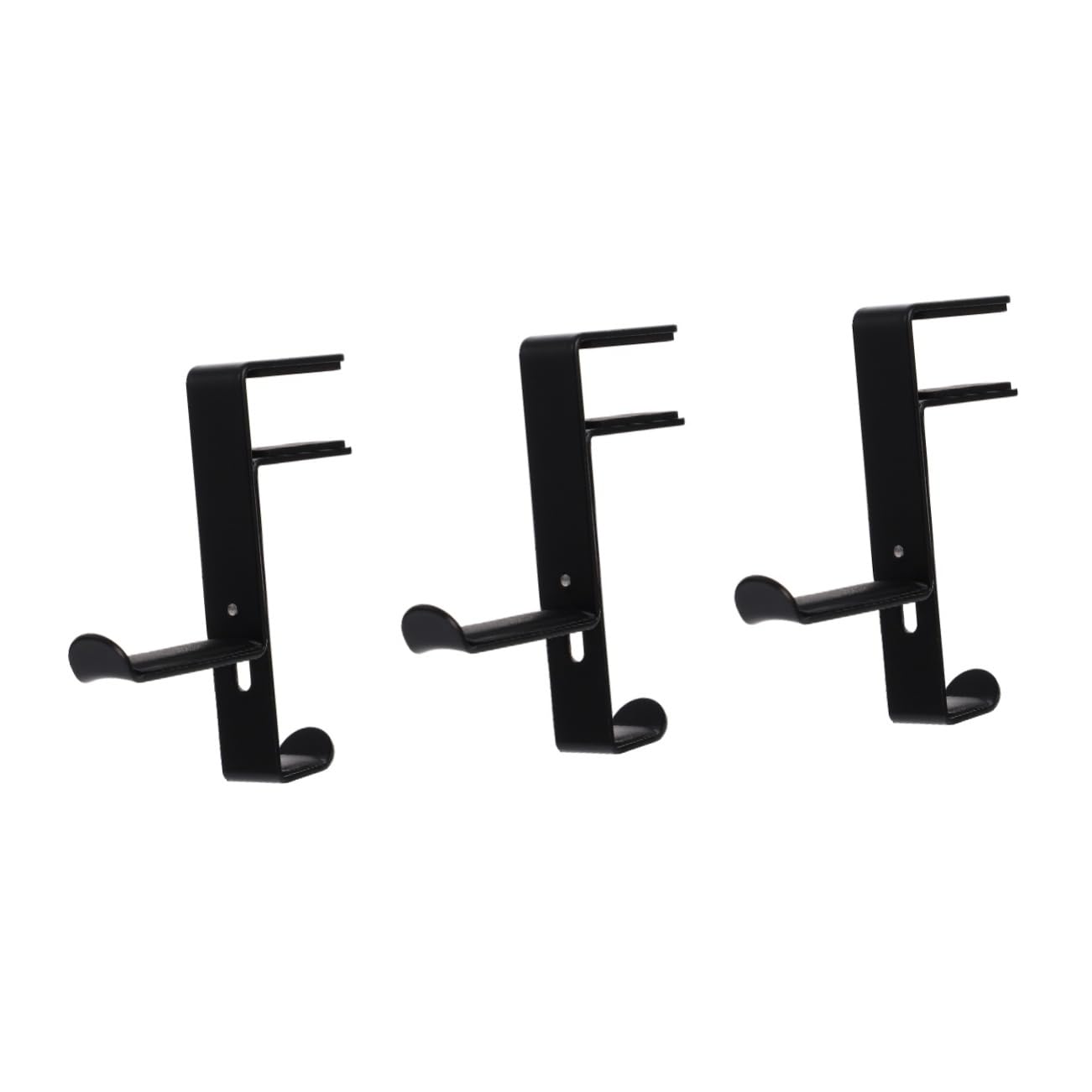 UKCOCO 3 Piezas Colgador De Auriculares Organizador De Auriculares Gancho De Almacenamiento De Auriculares Soporte para Colgar Auriculares Aleación Montado En La Pared Marco De La Mesa