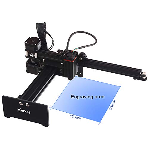 Desktop La-ser Engraver, KKmoon 7000mw Portable Engraving Machine Mini Carver for Metal Engraving