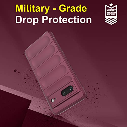 Image of Amazon Brand - Solimo Mobile Cover for Google Pixel 7 5G (Silicone Plum)