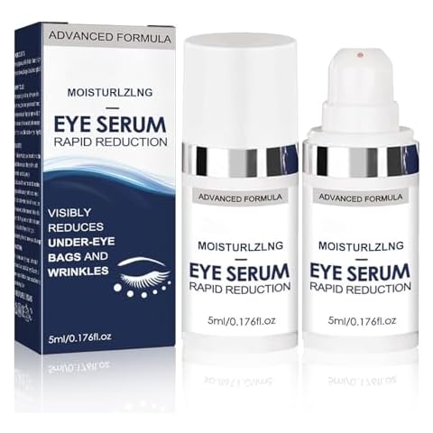 2pcs Eye Treatment Serums for Dark Circles and Puffiness Cover