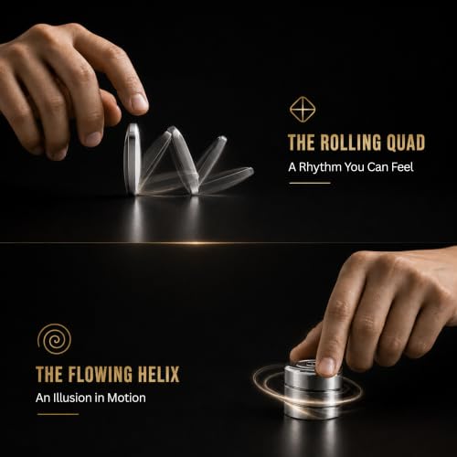The Executive Fidget Set – Luxury Metal Desk Toys for Adults with ADHD & Anxiety | Premium Stress Relief & Executive Office Gift - Image 5