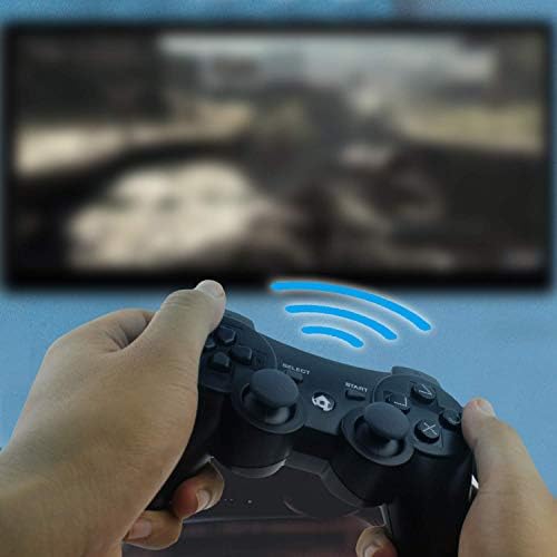 Diswoe P3 Wireless Controller, Wireless Controller for P-station 3 Double Shock Gaming Controller 6-Achsen Bluetooth Gamepad Joystick with Charging Cable for P3 Controller for P-station 3