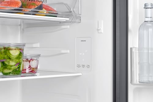 Image of Samsung 256 L, 2 Star, Bespoke AI, Convertible, Digital Inverter Frost Free Double Door Refrigerator (RT80H30U2THL, Silver, Matt Doi Metal, 2026 Model)