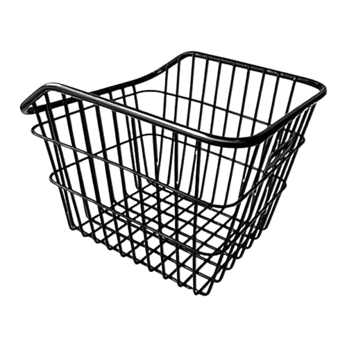 Menolana Back Seat Cargo Carrier Mountain Bike Rear Basket Heavy Duty Convenient Assemble Rear Bike Basket for Pet Transport Sturdy, Without Lid