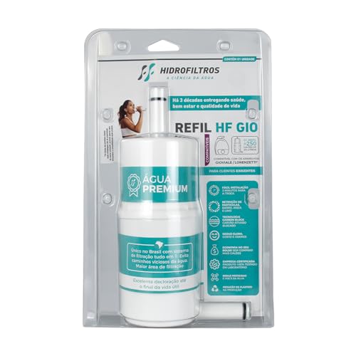 Hidrofiltros - Refil HF-GIO Compatível com Purificador Gioviale