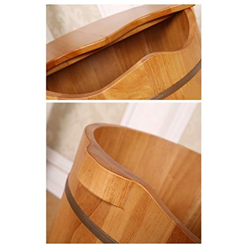 Spa de pies de barril de madera para pedicure miniatura 5